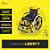 Cadeira de Rodas Liberty Inflável 100 kg - Imagem 2