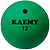 Bola borracha iniciação nº 12 Kaemy - K18 - Imagem 1