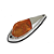 Lanterna Teto Cab Light Pick-up Cromada Ambar Kit - Imagem 3