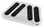 Pedal Retangular Freio Embreagem Billet - Imagem 1