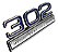 Emblema Ford 302 High Performance Azul - Imagem 2