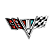 Emblema Chevrolet Bandeira V - Imagem 1