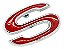 Emblema SS Vermelho - Imagem 2