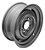 Roda C10 16X6 Prata - Imagem 1