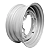 Roda Fusca 5 Furos 5x205 Aro 15 Fechada Prata Tala 6 - Imagem 2