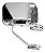 Espelho Externo Americano Pickup Inox - Imagem 2