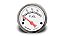 Instrumento Indicador Combustível 52mm Hot Rod Clássico Silver - Imagem 1