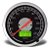 Velocímetro 100mm Eletrônico Display Digital Hot Rod Preto - Imagem 1