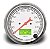 Velocímetro 100mm Eletrônico Display Digital Hot Rod Branco - Imagem 1