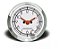 Relógio De Horas 52mm 12v Hot Rod Clássico Branco - Imagem 1