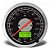 Velocímetro 100mm Eletrônico Display Digital Preto Com Sinaleira - Imagem 1