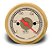 Manômetro Vácuo 52mm Mecânico Hot Rod Clássico Gold - Imagem 1