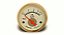 Manômetro Pressão Óleo 52mm Elétrico 5kg Hot Rod Clássico Gold - Imagem 1