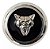 Emblema Calota Puma Cromado Preto - Imagem 1