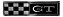 Emblema Gt Preto Painel Porta Luvas Ford Maverick Preto - Imagem 2