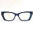 Óculos de Grau Feminino Florence Azul com Off White - Imagem 1