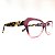 Óculos de grau Feminino Nice Rosa Cintilante com Tartarugado - Imagem 2