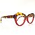 Oculos de grau feminino Ateliê Gatinho, Vermelho com tartaruga - Imagem 2