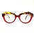 Oculos de grau feminino Ateliê Gatinho, Vermelho com tartaruga - Imagem 1