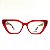 Óculos Urbe Maryland 8534 Gatinho Vermelho com Hastes Tartaruga - Imagem 1