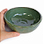 Bowl de Cerâmica Artesanal 500 ml – Esmalte Verde Pântano Reativo - Imagem 2