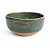 Bowl de Cerâmica Artesanal 500 ml – Esmalte Verde Pântano Reativo - Imagem 4