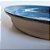 Prato fundo com aba Azul  25 x 4cm - Imagem 1