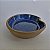 Mini bowl azul amassado 80ml para petiscos - Imagem 1