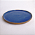 Prato reto Azul 28cm de diâmetro - Imagem 8
