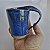 Caneca alça laço 250ml azul - Imagem 7