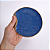 Prato 14cm azul com detalhe amassado - Imagem 1