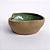 Bowl de Cerâmica Artesanal 100 ml – Acabamento Orgânico Verde - Imagem 1