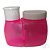 Dosador acetona c/ porta algodão rosa - Imagem 1