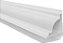 Sanca de Forro de PVC com 6 m Branco Gelo - Imagem 2