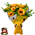Buquê de Girassois Artificiais e Pikachu - Imagem 1