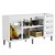 Balcão Gabinete de Pia Evidence Aço 160cm 3 Portas 7028 Branco/Preto - Bertolini - Imagem 3