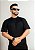 CAMISETA OVERSIZED HEAVY - PRETO (Premium) - 250 g/m² - Imagem 1