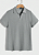 Camisa Polo Europeia Cinza Chumbo - Imagem 1