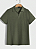 Camisa Polo Europeia Casual - Verde Militar - Imagem 1