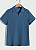 Camisa Polo Europeia Casual - Azul Acero - Imagem 1