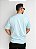 CAMISETA OVERSIZED BASIC - AZUL PISCINA - Imagem 3