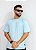 CAMISETA OVERSIZED BASIC - AZUL PISCINA - Imagem 1