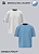 Kit 2 Camisetas Oversized Basic - 170 g/m² - Imagem 3