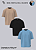 Kit 3 Camisetas Oversized Basic - 170 g/m² - Imagem 8