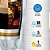 Copo Térmico Arell Tulip Pint 500ml Carrara Marble sem tampa - Imagem 4