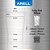 Copo Térmico Arell Tulip Pint 500ml Carrara Marble sem tampa - Imagem 8