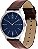 Relógio Tommy Hilfiger Casual Slim Quartzo Pulseira de Couro Marrom - Imagem 1