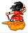 GOKU CRIANÇA – EM PÉ NA NUVEM (VERMELHO) - Imagem 4