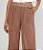 Pantalona Crepe zero transparência Nude Chocolate - Imagem 1