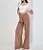 Pantalona Crepe zero transparência Nude Chocolate - Imagem 2